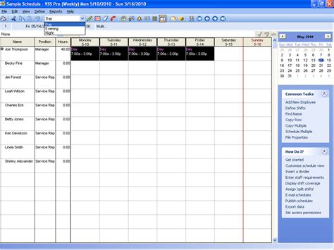 Employee Schedule Maker Excelxo Com - Bank2home.com