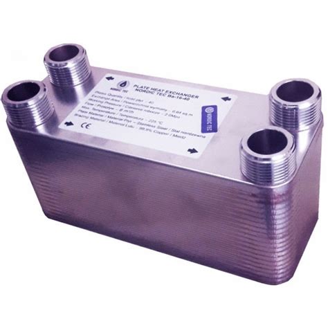 Ba 16 40 Plate Heat Exchanger By Nordic Tec High Performance