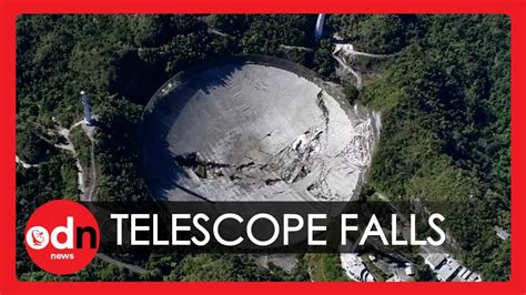 Colossal Arecibo Radio Telescope Collapses In Puerto Rico YouTube