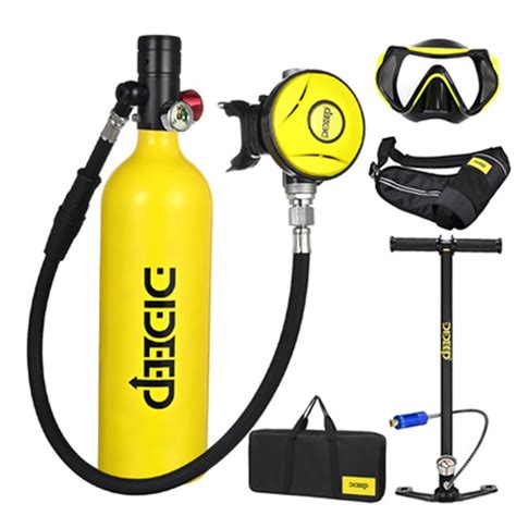 Dideep X Pro L Scuba Diving Cylinder Mini Oxygen Tank Set