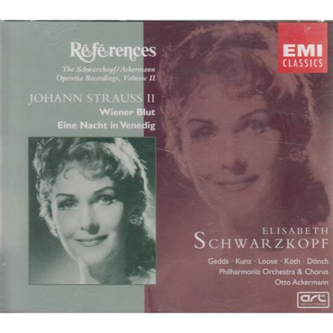 Schwarzkopf Ackermann B Strauss Eine Nacht In Venedig Cd