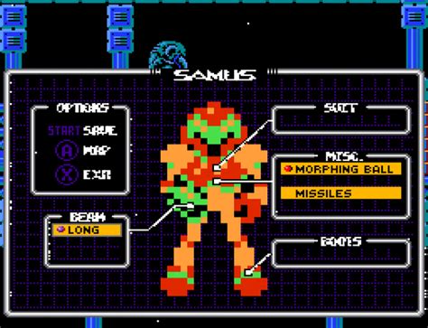 Original NES Metroid ported to the SNES by romhacker infidelity ...