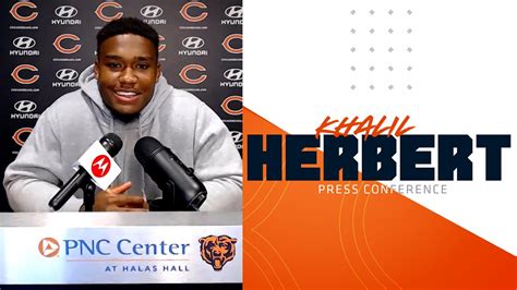 Khalil Herbert Talks Rookie Minicamp Chicago Bears Youtube