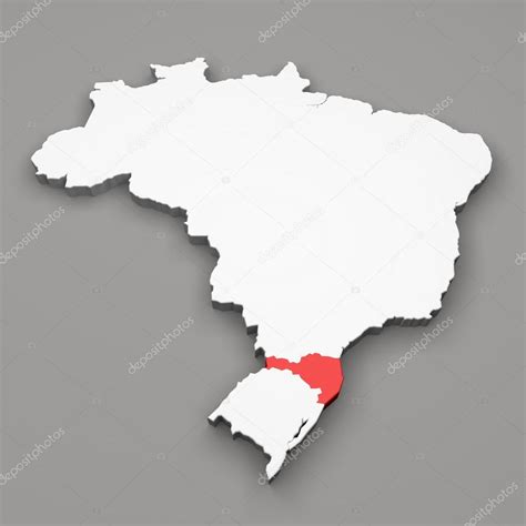 Estado De Santa Catarina Brasil — Foto De Stock 46137883 © Vampy1