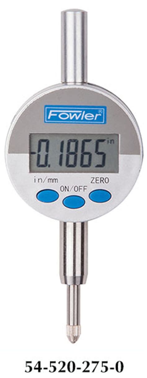 Fowler Indi X Blue Small Face Electronic Indicator 54 520 275 0