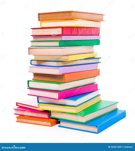 Livros Empilhados Coloridos Imagem De Stock Imagem De Sabedoria