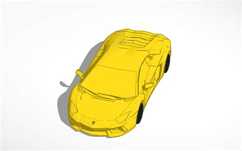 3D design Lamborghini Gallardo | Tinkercad