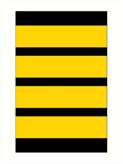 "Pilot Captain Stripes" Art Print by parakeet | Redbubble