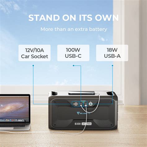 BLUETTI B300 3072Wh Solar Generator Expansion Battery For AC300