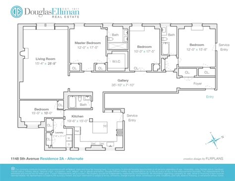 1148 5th Avenue 2A New York NY 10128 Sales Floorplans Property