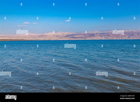 View Of Dead Sea At Kalia Beach Israel Middle East Stock Photo Alamy