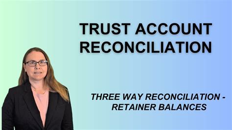 Three Way Trust Reconciliation Demonstration In QuickBooks Online YouTube