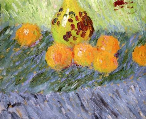 Still Life With Oranges Painting Alexei Von Jawlensky Oil Paintings