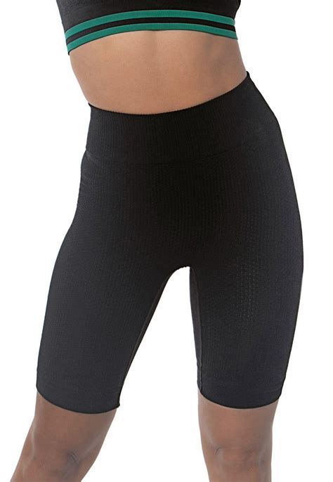 Bermuda Fitness Memofiber Ultraleve DeMillus 94012 Preto Preto