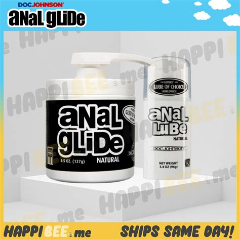 Doc Johnson Anal GlideLiquid Lube Oil Jelly Slippery Wet Gel Fisting