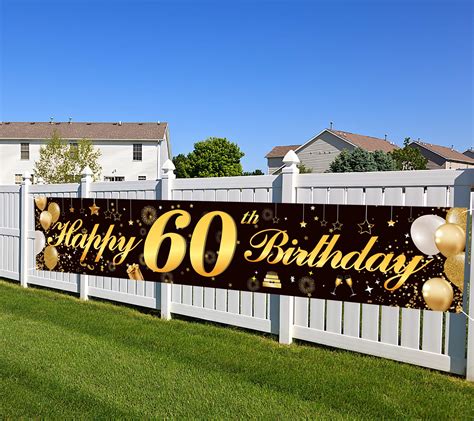 Buy Happy Th Birthday Banner Birthday Party Sign Backdrop Banner For