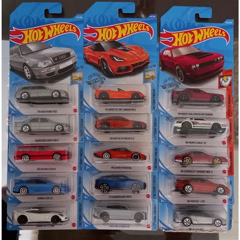 Lote Hot Wheels Factory Fresh Muscle Mania Miniaturas Shopee Brasil