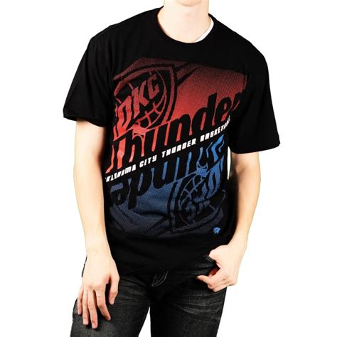 Oklahoma City Thunder T-Shirt- Black Crossfade (#2388F / 6 pack ...