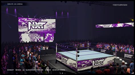 Wwe 2k23 Arenanxtcruiserweightcustomuniverse Rwwegames