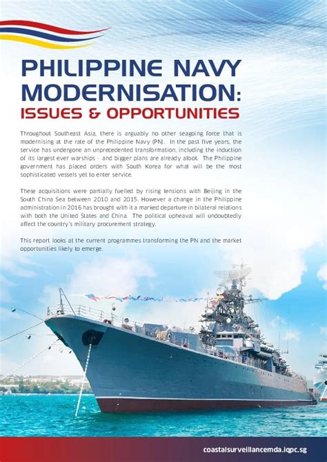 Philippine Navy modernisation: issues & opportunities