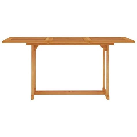 Pwshymi Ensemble de salle à manger de jardin 7 pcs Bois de teck massif