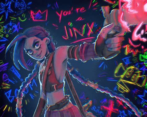 Artstation Arcane Jinx Fanart 💣💙