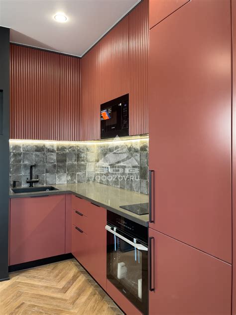 Кухня "Флавио" из крашенного МДФ | Наши работы | Белорусские кухни ЗОВ ...