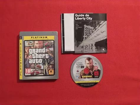 GRAND THEFT AUTO Iv 4 Platinum Playstation 3 Sony Ps3 Complet Pal Fr