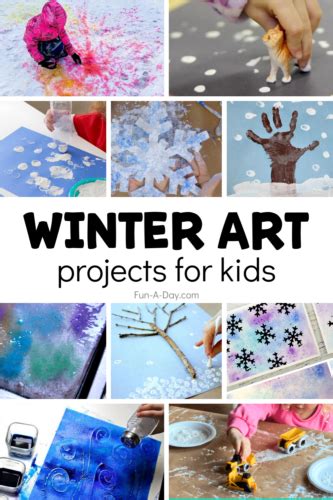 15 Winter Art Projects for Kids - Fun-A-Day!