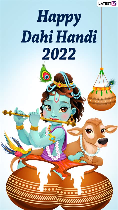 Dahi Handi 2022 Wishes Krishna Janmashtami Greetings And Lord Krishna