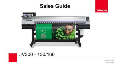 JV300 Series Sales Guide Pdf Mimaki Europe