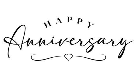 Premium Vector Happy Anniversary Hand Drawn Lettering Vector Illustration