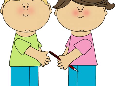 Download Playing Clipart Kids Sharing Helping Hands Classroom Rules