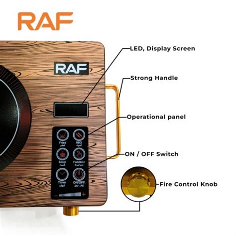 RAF Electric Stove Infrared Cooker Hot Plate R 8004 With Large Fire Power 3500w Price In