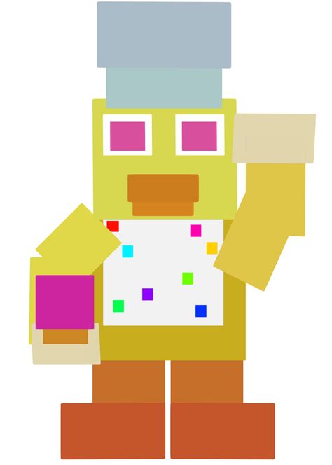 Chica Pixel Art that i use by Toxicnary on DeviantArt