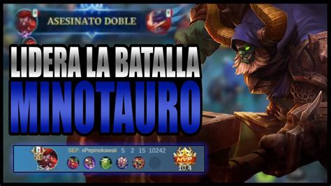 El Tanque Mas Poderoso De Mobile Legends Minotauro XPepinokawaii