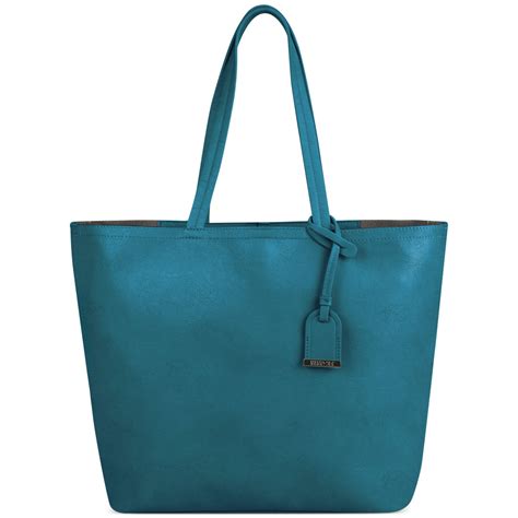 Kenneth Cole Reaction Clean Slate Large Tote In Blue Lake Lyst