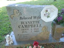 Jeanette Campbell 1948 2008 Find A Grave Memorial