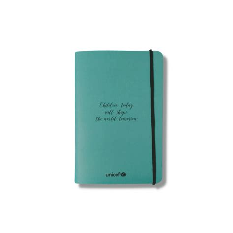 Cuaderno Bolsillo Children Today Azul Celadón Regalo Solidario UNICEF