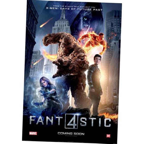 Fantastic Four Movie Poster 16in x 24in 16x24 Multi-Color Square Adults ...