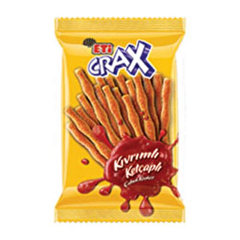 Eti Crax Kıvrımlı Ketçaplı Çubuk Kraker 115 g 30146416 CarrefourSA