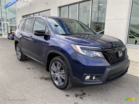 Obsidian Blue Pearl 2020 Honda Passport Ex L Awd Exterior Photo 136888314