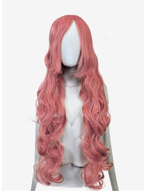 Epic Cosplay Hera Princess Dark Pink Mix Long Curly Wig Hot Topic