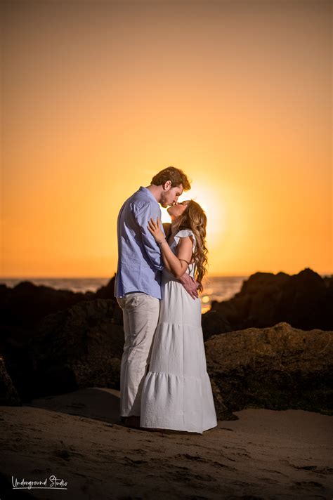 Engagement Photos In Conchas Chinas Beach Puerto Vallarta Destination