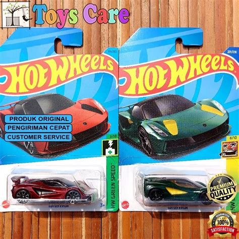 Jual Hot Wheels Lotus Evija Hijau Merah Elise Evora Esprit Emira Original Mattel