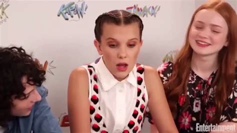 Millie Bobby Brown Kisses Finn Wolfhard