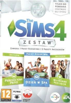 THE SIMS 4 WSZYSTKIE DODATKI AKCESORIA PAKIETY 8510366212