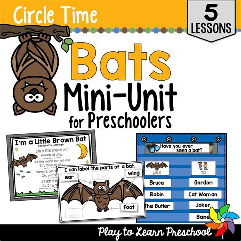 Bat Activities for Preschool and Pre-K - Play to Learn Preschool