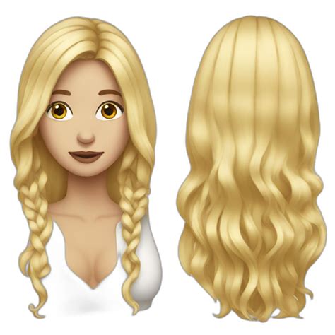 Blonde Hair Woman Work With Blowtorch For Make Glasspearl Ai Emoji Generator