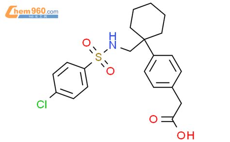 141356 22 1 Benzeneacetic Acid 4 1 4 Chlorophenyl Sulfonyl Amino